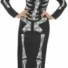 Skeleton Tube Dress Costume