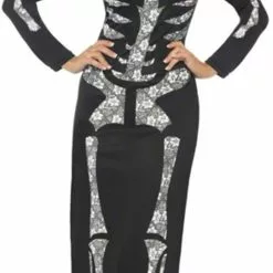 Skeleton Tube Dress Costume