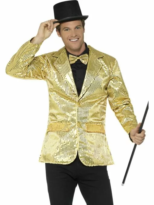 Gold Sequin Jacket Mens Costume 8 Gold Sequin Jacket Mens Costume -All Ladies Costumes Sales lrgscale21163