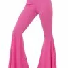 Pink Flared Trousers, Ladies