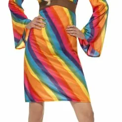 Rainbow Hippie Costume