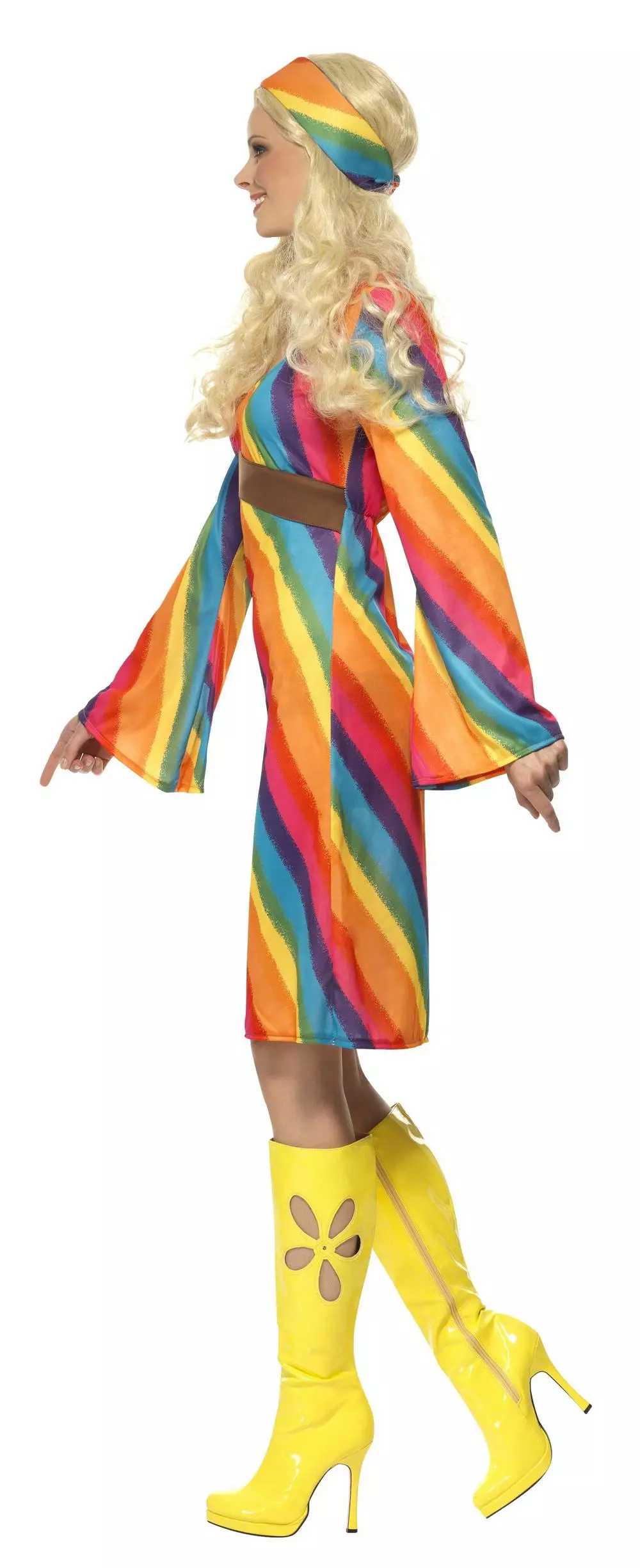 Rainbow Hippie Costume 2 Rainbow Hippie Costume - Image 2