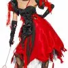 Queen Of Hearts Womens Fancy Dress Costume