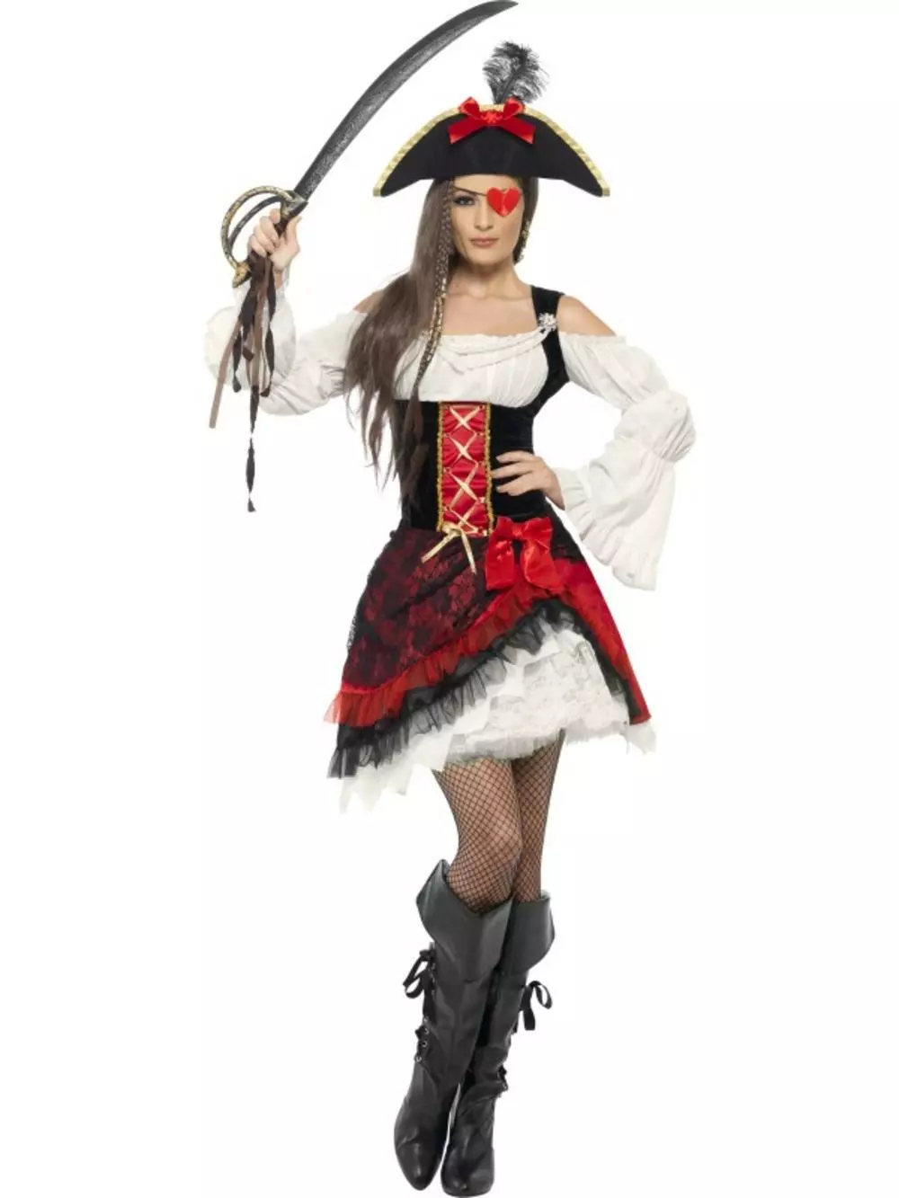 Glamorous Pirate Lady Costume 1 Glamorous Pirate Lady Costume