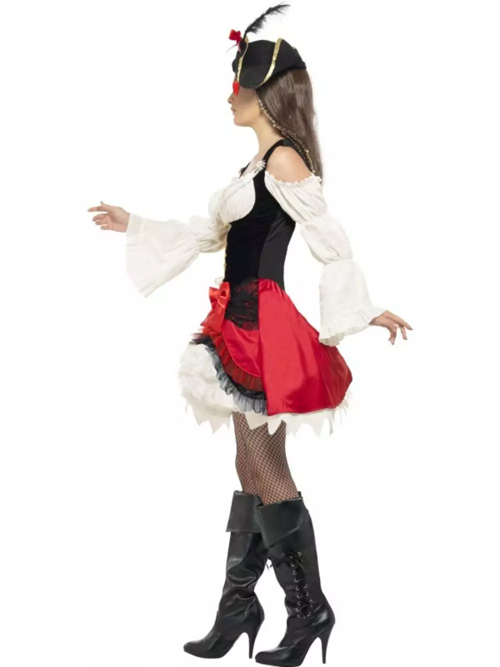 Glamorous Pirate Lady Costume 2 Glamorous Pirate Lady Costume - Image 2