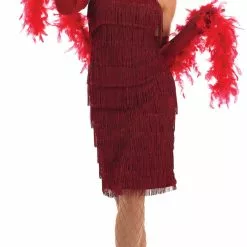 Roaring 20s Girl Red Flapper Costume