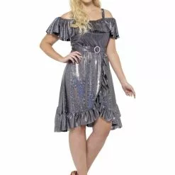 Curves 70s Disco Diva Costume