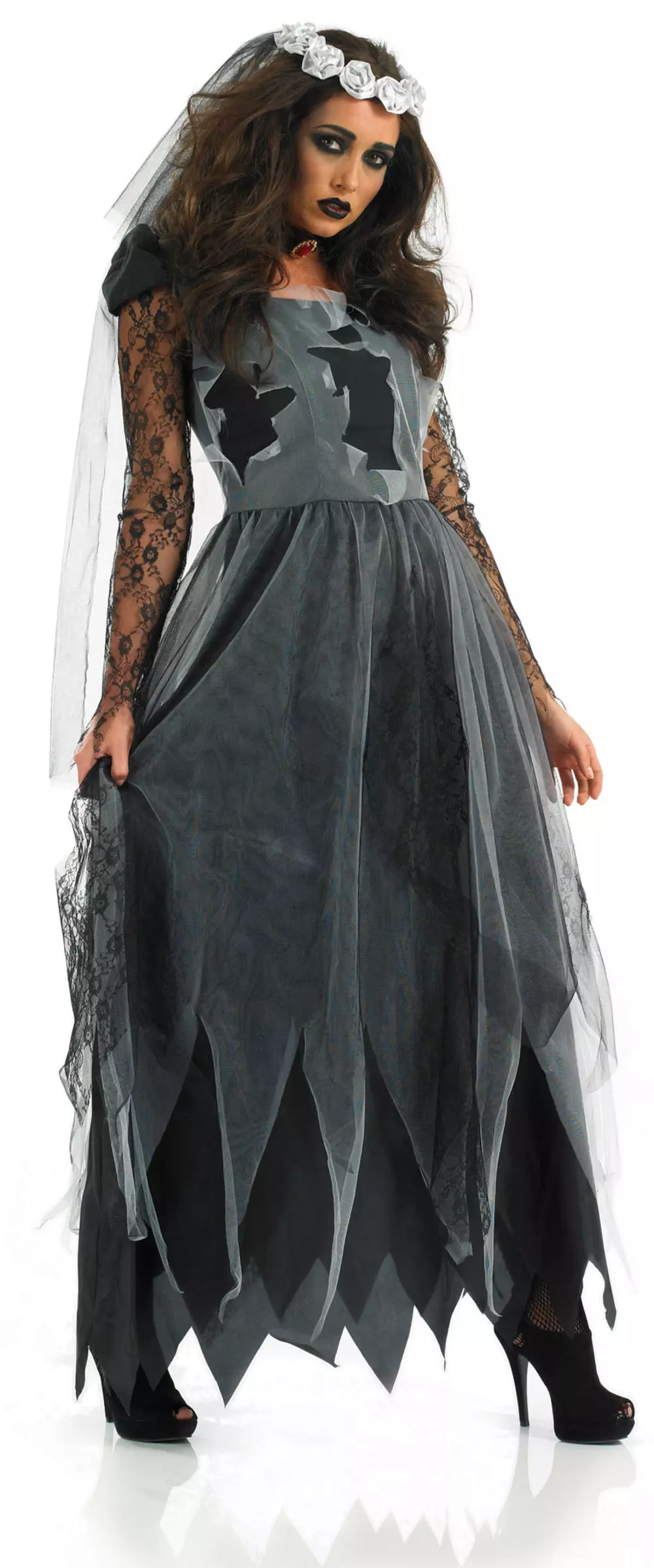 Black Corpse Bride Halloween Costume 1 Black Corpse Bride Halloween Costume