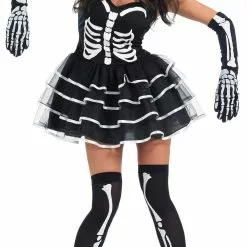 Skeleton Tutu Dress Halloween Costume