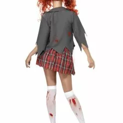 Zombie School Girl Fancy Dress Costume -All Ladies Costumes Sales lrgscale32929 b