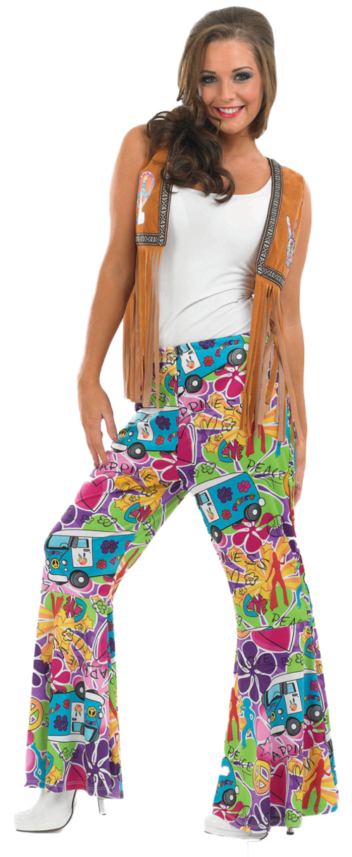 60s Hippie Patterned Flares 2 60s Hippie Patterned Flares - Image 2