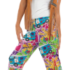 60s Hippie Patterned Flares