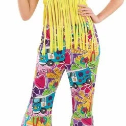 Yellow Fringed Hippie Top