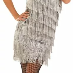 Silver Flapper Dress