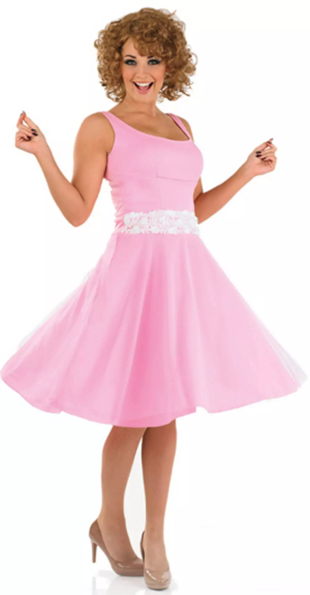 Ladies 80s Baby Dance Costume 1 Ladies 80s Baby Dance Costume