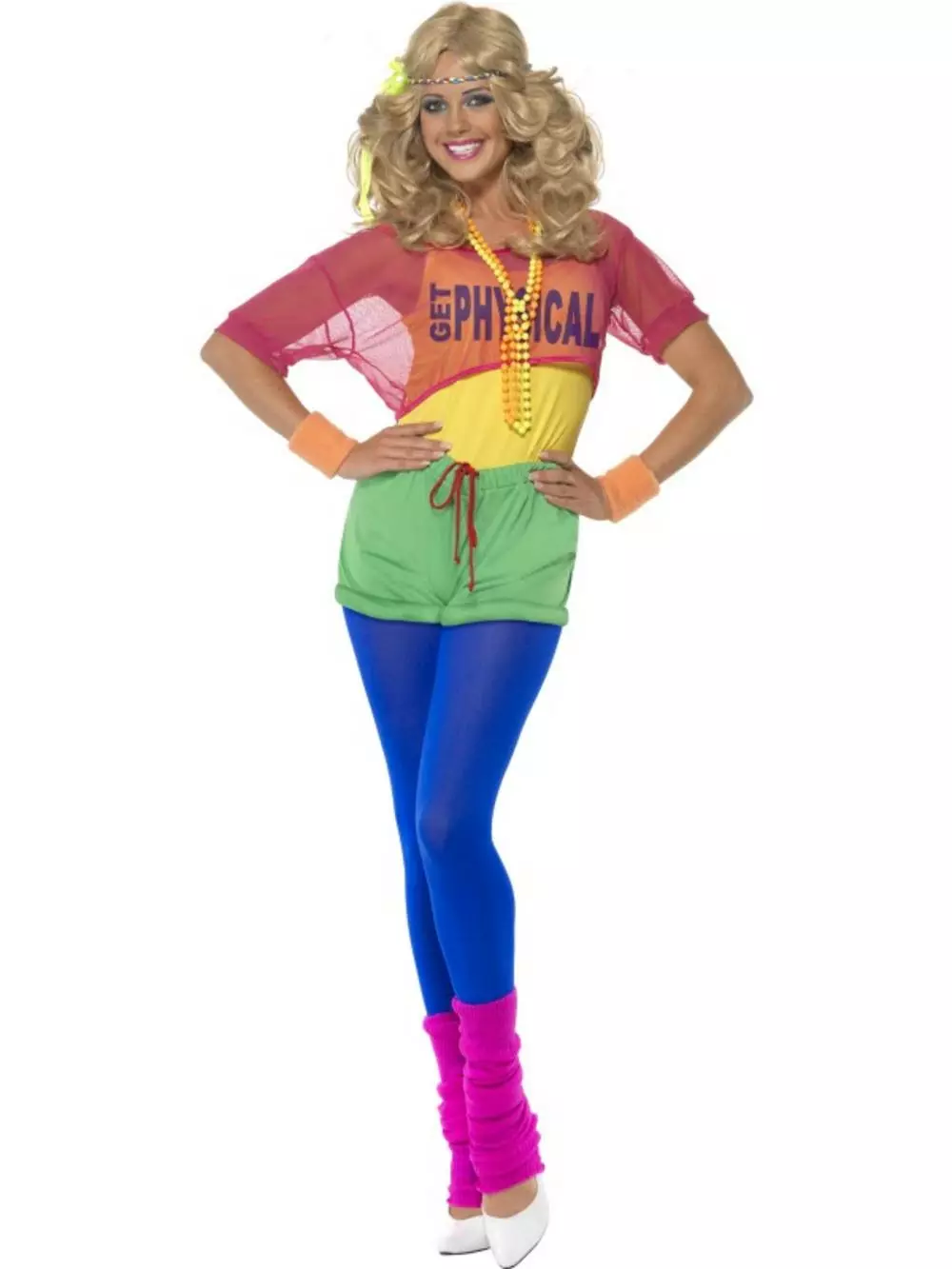 Lets Get Physical Aerobics Instructor Costume 1 Lets Get Physical Aerobics Instructor Costume