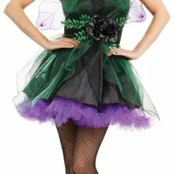 Purple And Black Fairy Nymph Ladies Costume