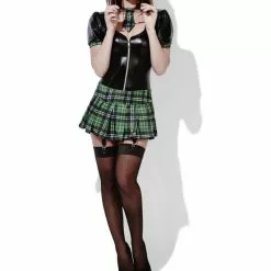 Fever Role-Play Schoolgirl Wet Look Ladies Costume