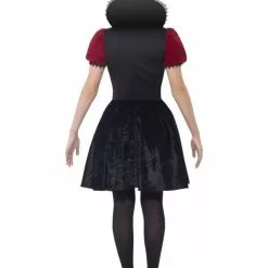 Deluxe Dark Red Queen Ladies Costume -All Ladies Costumes Sales lrgscale44335 B
