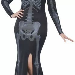 Curves Skeleton Ladies Costume