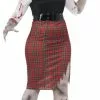 Curves Zombie School Girl Ladies Costume