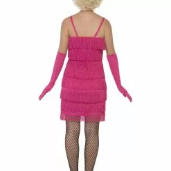 Pink Flapper Ladies Costume -All Ladies Costumes Sales lrgscale44669 B