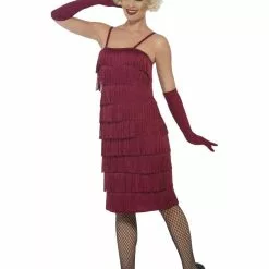 Burgundy Flapper Costume