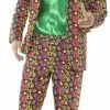 60s Psychedelic CND Suit Mens Costume