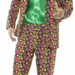 60s Psychedelic CND Suit Mens Costume