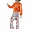60s Groovy Flared Trousers Mens