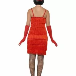 Red Flapper Costume -All Ladies Costumes Sales lrgscale45499 B