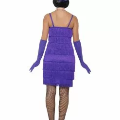 Purple Flapper Costume -All Ladies Costumes Sales lrgscale45500 B