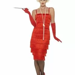 Red Long Flapper Costume
