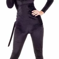 Ladies Black Cat Costume