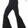 Black Flared Trousers Mens