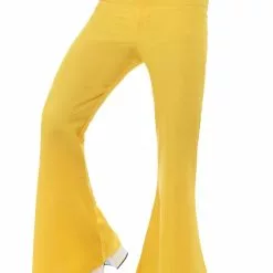 Yellow Flared Trousers Mens