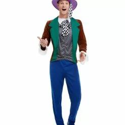 Mad Hatter Mens Fancy Dress Costume