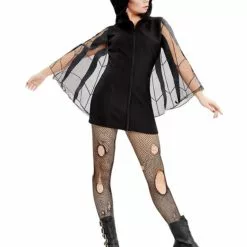 Ladies Spider Zip Up Jumper Dress