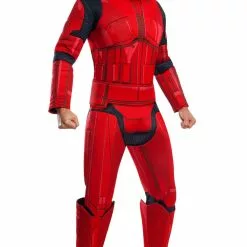 Deluxe Red Stormtrooper Mens Costume