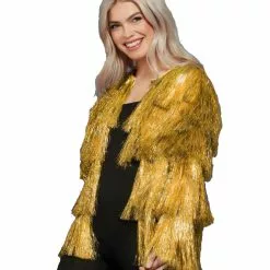 Fever Gold Tinsel Festival Jacket