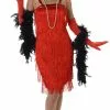 Red Flapper Ladies Costume