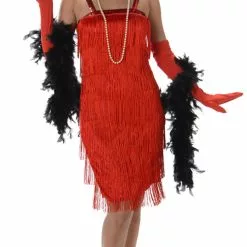 Red Flapper Ladies Costume