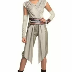 Deluxe Rey Ladies The Force Awakens Star Wars Fancy Dress