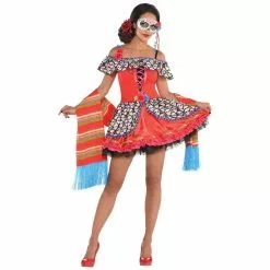 Senora Sugar Skull Ladies Costume