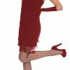 Red Flapper Dress Ladies Costume