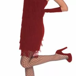 Red Flapper Dress Ladies Costume