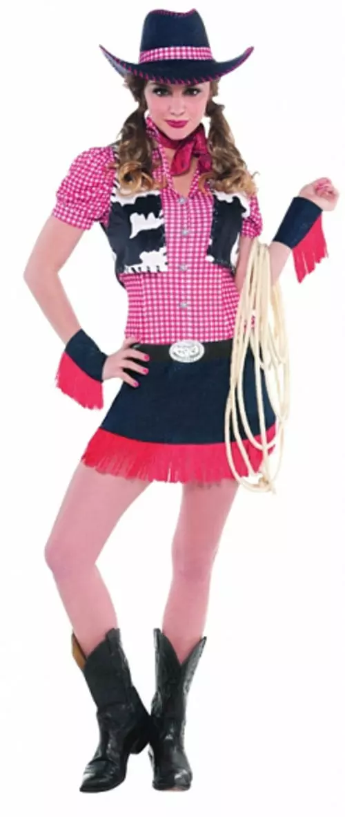 Ladies Rawhide Cowgirl Costume 1 Ladies Rawhide Cowgirl Costume