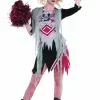 Cheerless Zombie Halloween Costume + Poms Poms!
