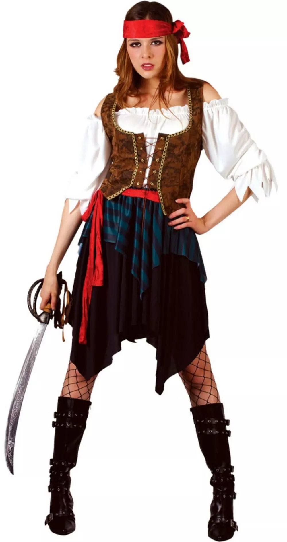 Caribbean Pirate Sea Wench Costume 1 Caribbean Pirate Sea Wench Costume