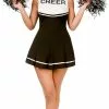 Black/White Cheerleader Costume